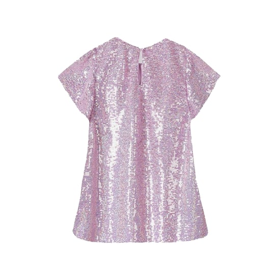 Minoti - Kleid für Mädchen, Flatter-Ärmel (Pink) - Image 2