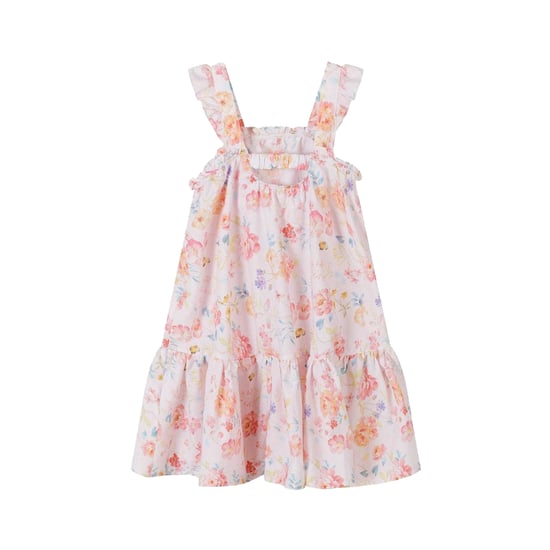 Minoti - Kleid für Mädchen, Gestaffelter Saum, Rüschen (Pink) - Image 2
