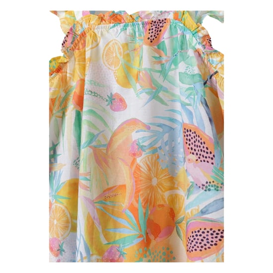 Minoti - Kleid für Mädchen, Gestuft, Rüschen (Orange) - Image 3