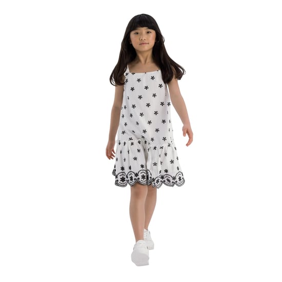 Minoti - Kleid für Mädchen (Weiß/Schwarz) - Image 4
