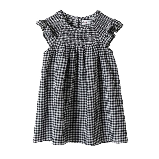 Minoti - Kleid für Mädchen, Rauch-Grau, Rüschen (Grau) - Image 1