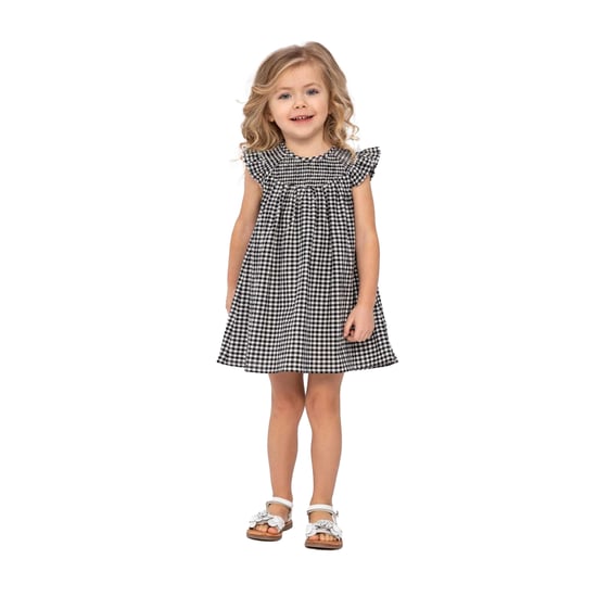 Minoti - Kleid für Mädchen, Rauch-Grau, Rüschen (Grau) - Image 4