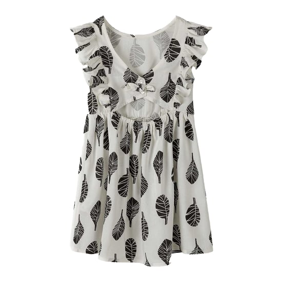 Minoti - Kleid für Mädchen, Rüschen, Sommer (Weiß/Schwarz) - Image 2