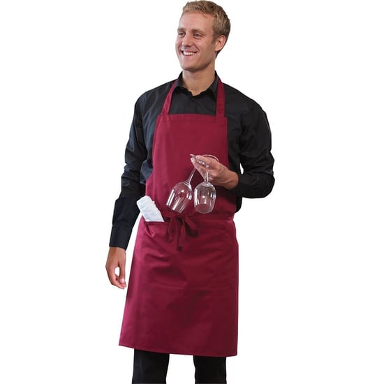 Dennys - Latzschürze, Verstellbares Halfter (Rotwein) - Image 1