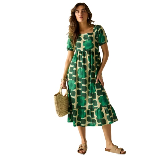 Regatta - "Orla Kiely" Midikleid für Damen, Sommer (Grün) - Image 4