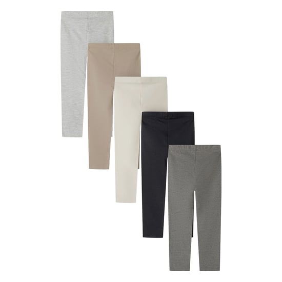 Minoti - Leggings für Mädchen (5er-Pack) (Grau) - Image 2