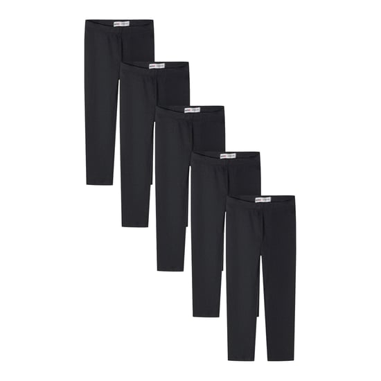 Minoti - Leggings für Mädchen (5er-Pack) (Schwarz) - Image 1