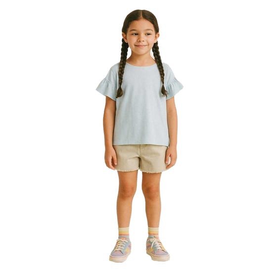 Minoti - Shorts für Mädchen (Grau) - Image 3
