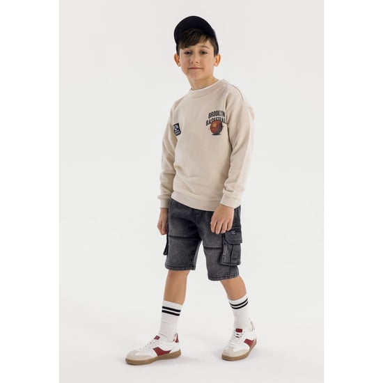 Minoti - Cargo-Shorts für Jungen (Schwarz) - Image 1