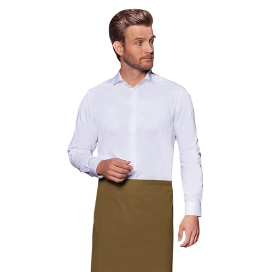 Karlowsky - Schürze "Basic Bistro", Kontrast (Camel) - Image 2