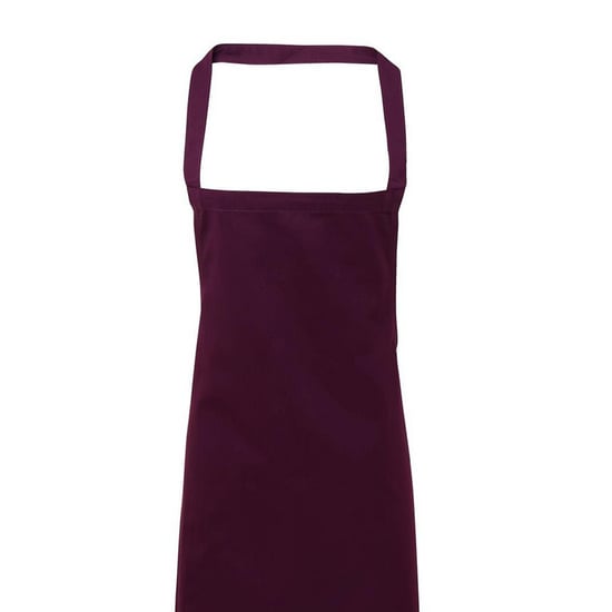 Premier - Latzschürze, Bio-Baumwolle (Aubergine) - Image 2