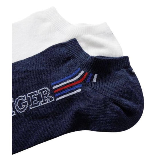 Tommy Hilfiger - Liner Socken für Herren (2er-Pack) (Weiß/Marine) - Image 2