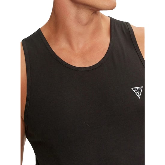 Guess - Ärmelloses Oberteil für Herren, Racerback (Schwarz) - Image 4