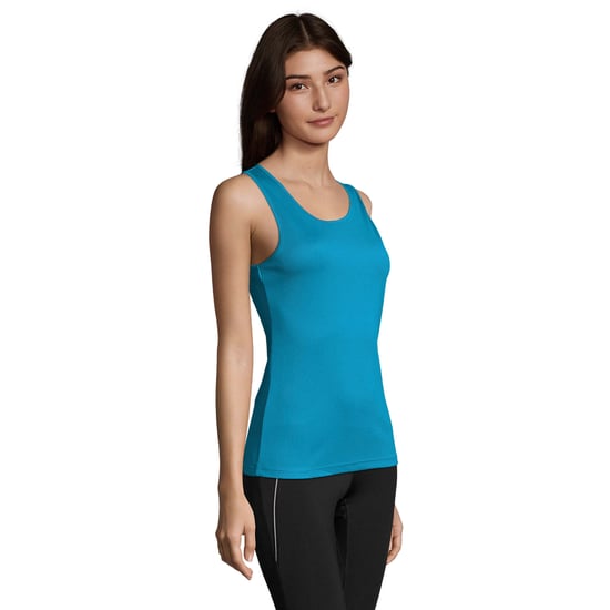 SOLS - "Sporty" Ärmelloses Oberteil für Damen (Aquablau) - Image 3