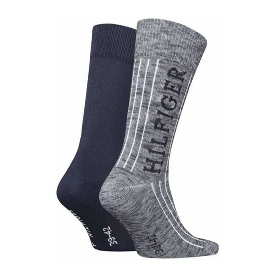Tommy Hilfiger - Socken für Herren (2er-Pack) (Marine/Grau) - Image 2