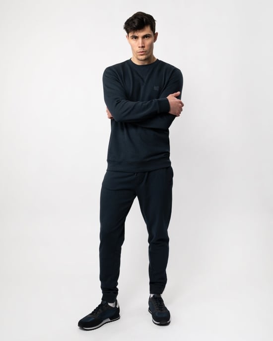 BOSS Orange Westart Herren Sweatshirt mit Rundhalsausschnitt und Logo-Patch NOS - Image 3