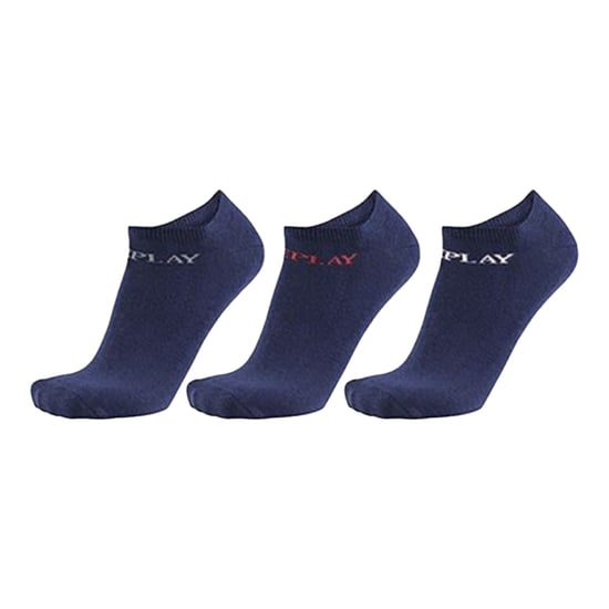 Replay - "Banderole" Liner Socken für Herren/Damen Unisex (3er-Pack) (Dunkelblau) - Image 1