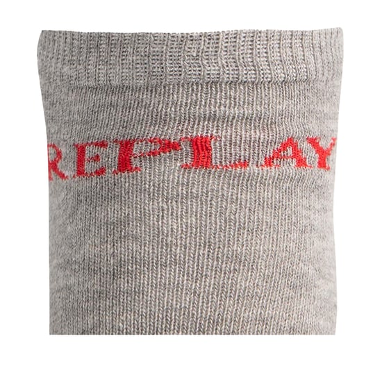 Replay - Liner Socken für Herren/Damen Unisex(3er-Pack) (Grau meliert) - Image 4