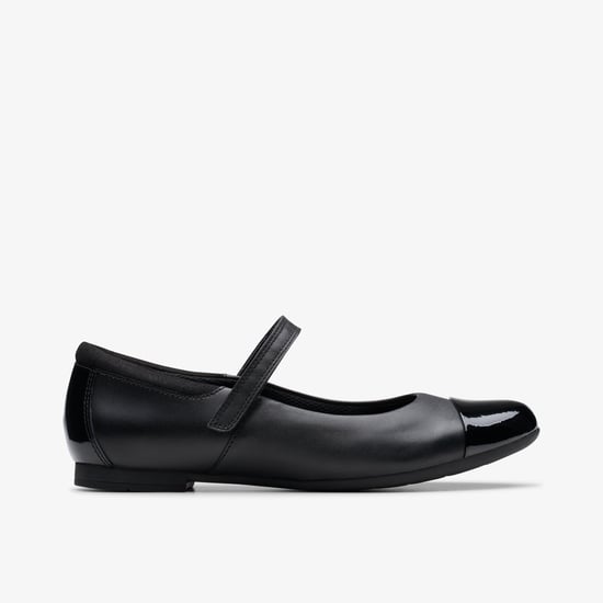 Scala Gem Y Black Leather Schuhe - Image 1
