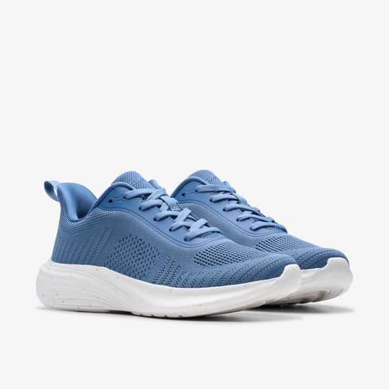 Izza Knit Light Blue Sneakers - Image 4