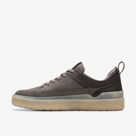 Somerset Lace Dark Grey Nubuck Sneakers - Image 5