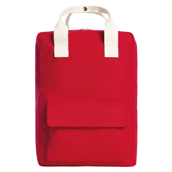 Halfar - Rucksack "Like", Unifarben (Rot) - Image 1