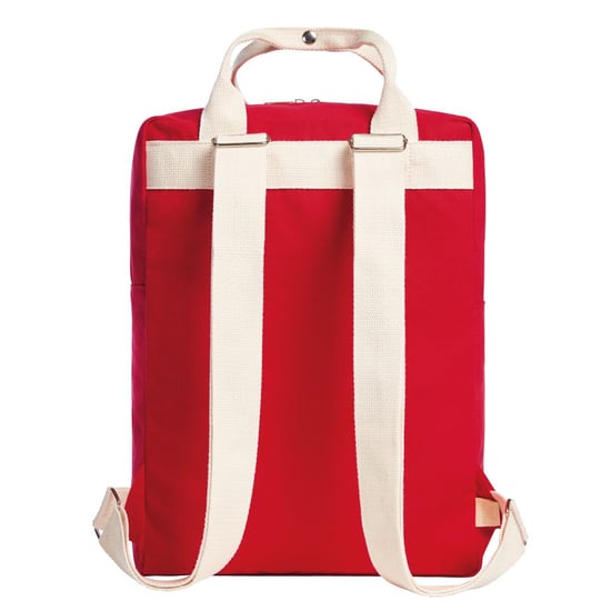 Halfar - Rucksack "Like", Unifarben (Rot) - Image 2