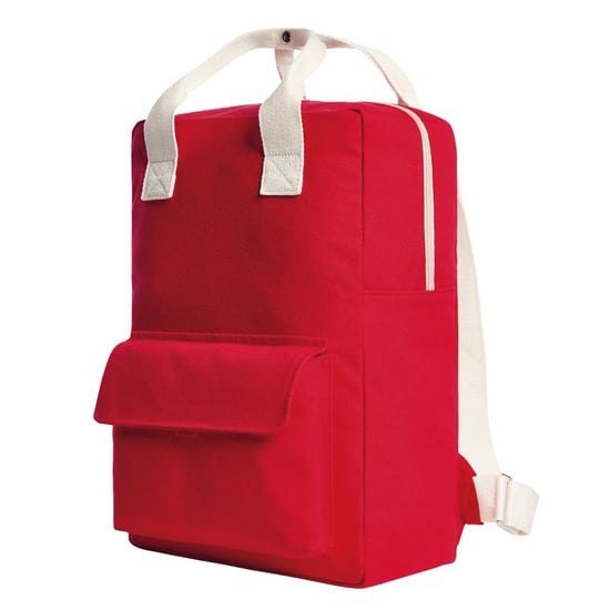Halfar - Rucksack "Like", Unifarben (Rot) - Image 3