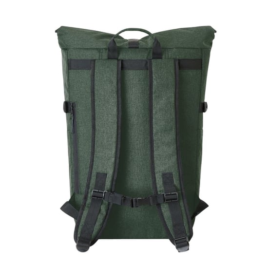 Halfar - "Circle" Rucksack, Recyceltes Polyester (Grün meliert) - Image 2