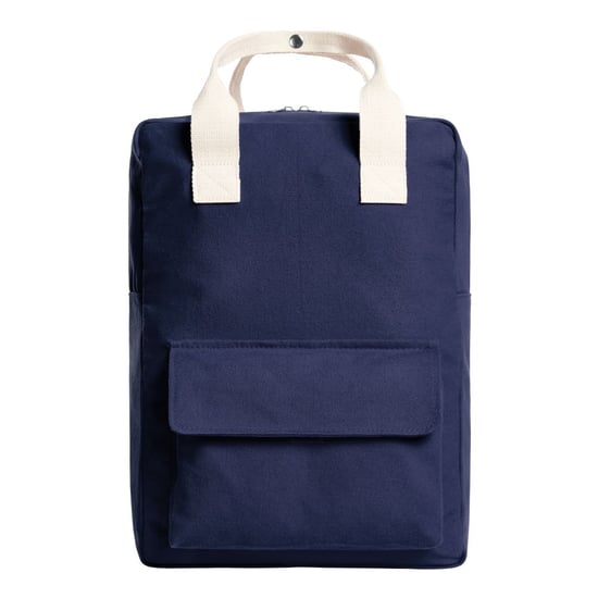 Halfar - Rucksack "Like", Unifarben (Marineblau) - Image 1