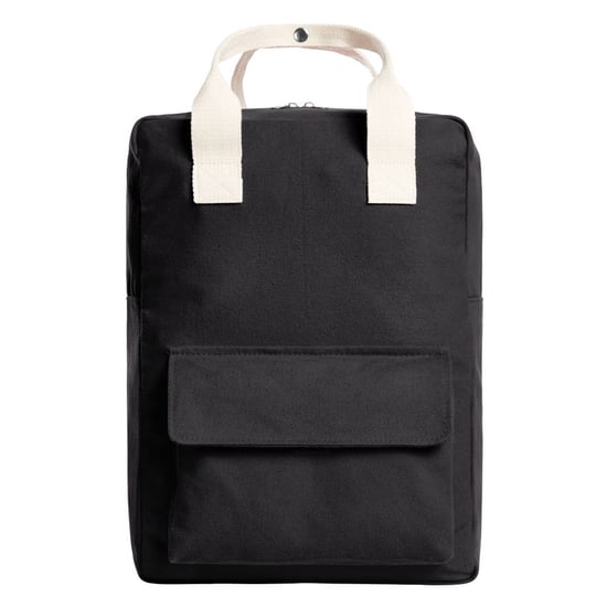 Halfar - Rucksack "Like", Unifarben (Schwarz) - Image 1