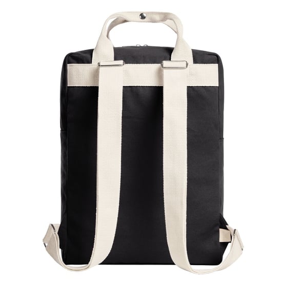 Halfar - Rucksack "Like", Unifarben (Schwarz) - Image 2