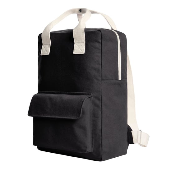 Halfar - Rucksack "Like", Unifarben (Schwarz) - Image 3