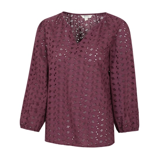Mountain Warehouse - Hemd für Damen, Leicht, Leger, 3/4 Ärmel (Violett) - Image 2