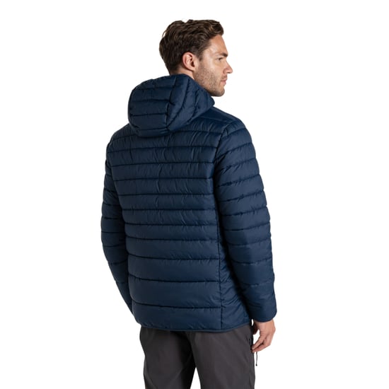 Craghoppers - "Compresslite IX" Steppjacke für Herren, mit Kapuze (Marineblau) - Image 2