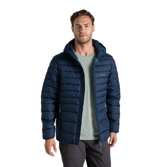 Craghoppers - "Compresslite IX" Steppjacke für Herren, mit Kapuze (Marineblau) - Image 3