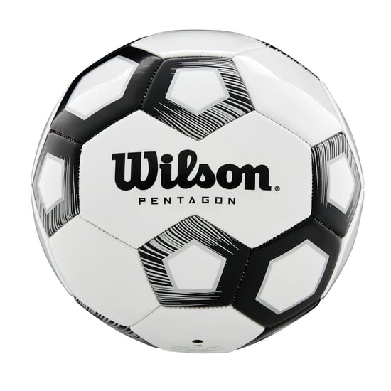 Wilson - "WTE8527XB" Fußball, Fünfeck (Weiß/Schwarz) - Image 1