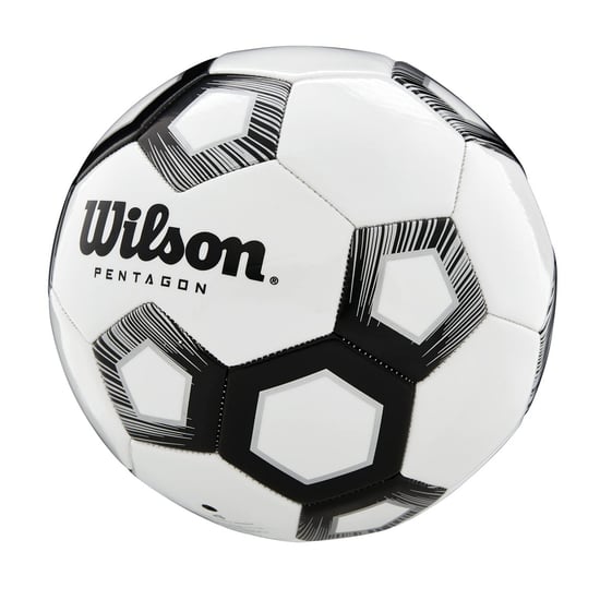 Wilson - "WTE8527XB" Fußball, Fünfeck (Weiß/Schwarz) - Image 2