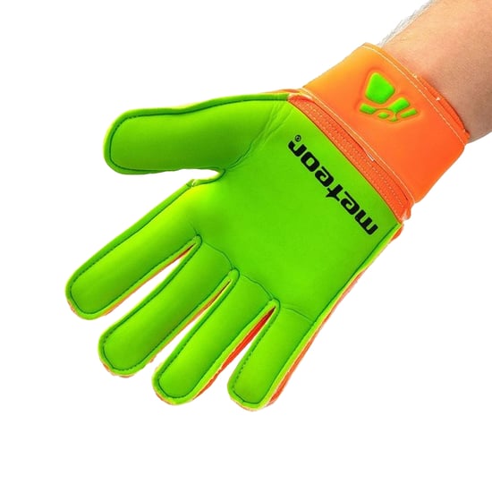 Meteor - "Catch" Torhüter-Handschuhe für Herren/Damen Unisex (Grün/Orange) - Image 2