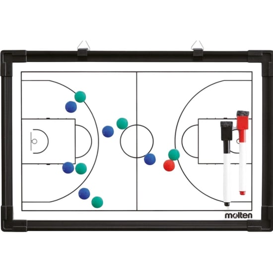 Molten - Basketball-Taktik-Tafel "MSBB" (Schwarz/Weiß) - Image 1