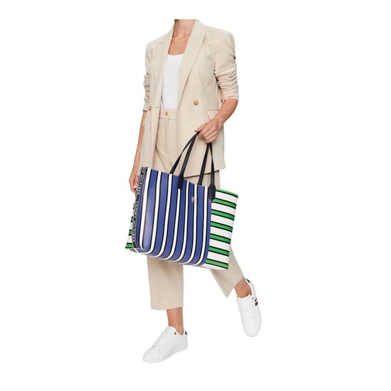 Tommy Hilfiger - Handtasche, Blockfarben (Blau/Grün) - Image 5