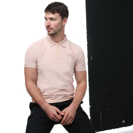 Timberland - Poloshirt für Herren kurzärmlig (Pink) - Image 3