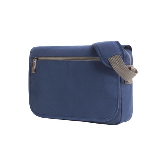 Halfar - "Country" Schultertasche, Velours (Marine) - Image 2