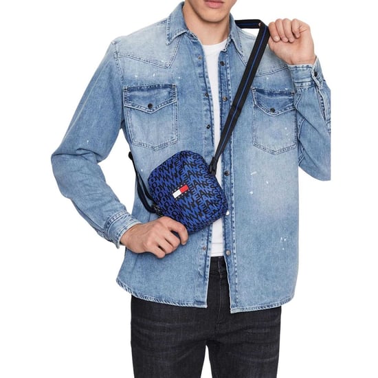 Tommy Hilfiger - Umhängetasche, Monogramm, Rundum bedruckt (Blau) - Image 5