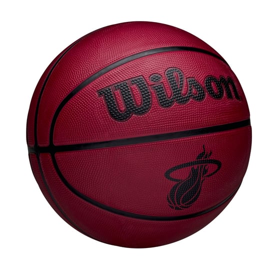 Wilson - "NBA Team Tribute Solid" Basketball, Miami Heat (Rot) - Image 3