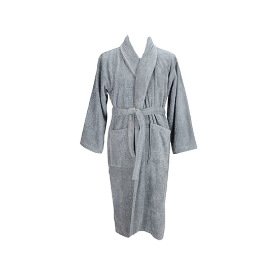 ARTG - Morgenmantel für Herren/Damen Unisex, Schalkragen (Anthrazit) - Image 1
