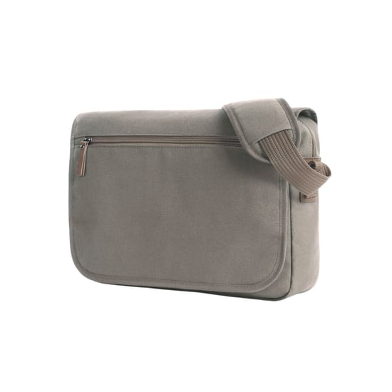 Halfar - "Country" Schultertasche, Velours (Khakigrün) - Image 2