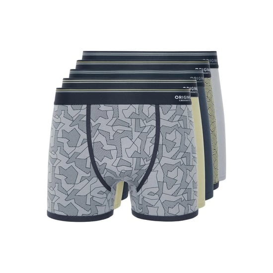 Crosshatch - "Spherigon" Boxershorts für Herren (5er-Pack) (Grün/Blau) - Image 1