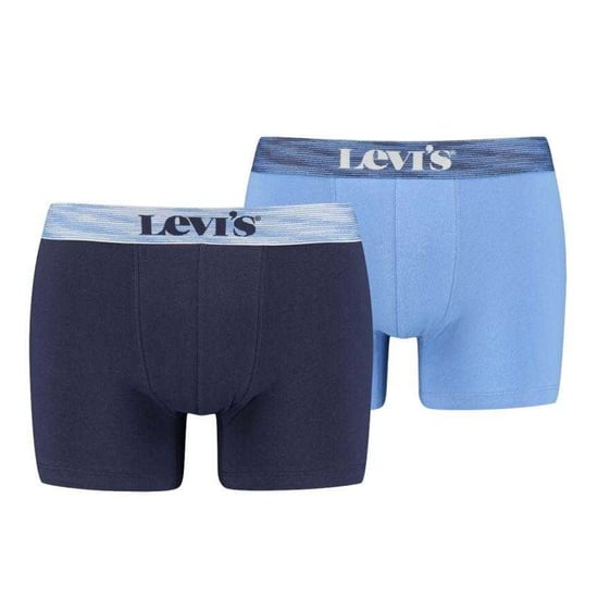 Levis - Boxershorts für Herren (2er-Pack) (Dunkles Marineblau/Blau) - Image 1