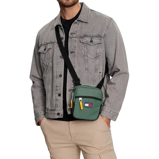 Tommy Jeans - Umhängetasche für Herren , Mit Reißverschluss (Grün/Schwarz) - Image 4